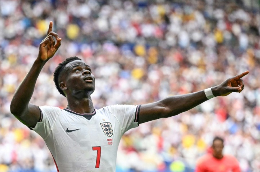 England forward Bukayo Saka