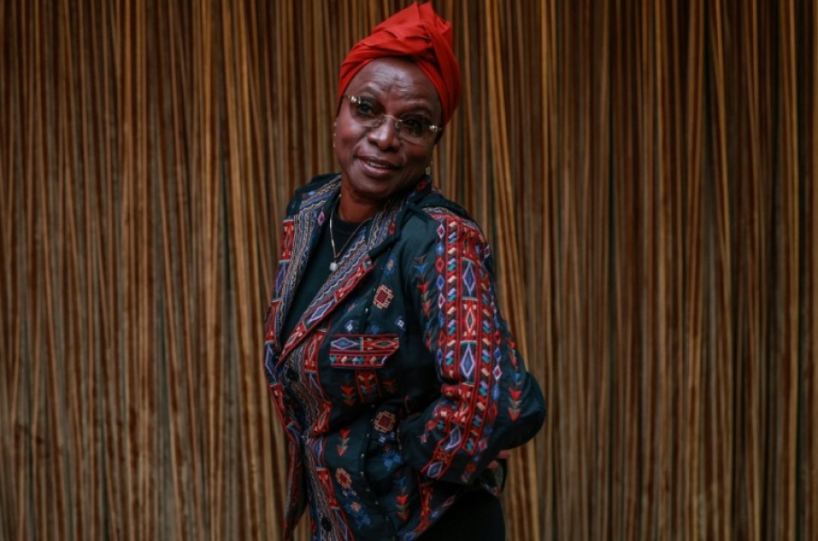 Five-time Grammy Award winner and newly cemented Hollywood Walk of Fame honouree Angelique Kidjo was in Johannesburg for a jazz festival
