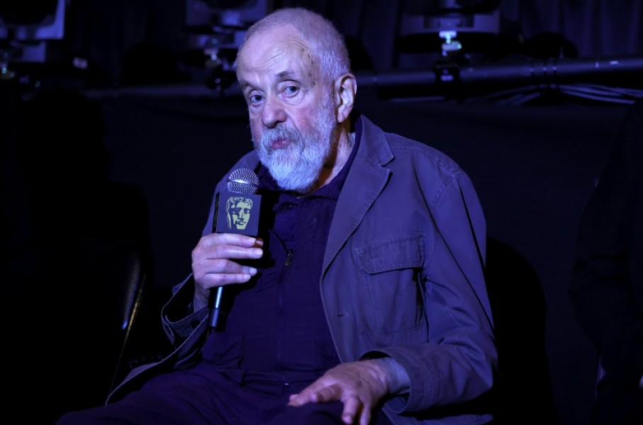 Director Mike Leigh takes part in a Q&A following a 'Tender Loving Care' BAFTA Screening at AMC Lincoln Square Theater in September 2026 in New York City