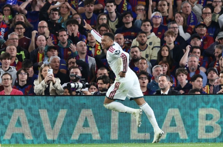 Kylian Mbappe brought up 100 goals for Real Madrid during the Clasico, netting twice against the Catalan giants