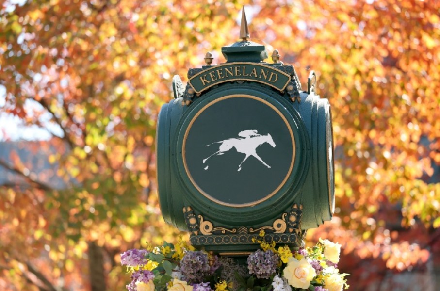 A general view ahead of the 43rd Breeders' Cup at Keeneland Race Course in Lexington, Kentucky