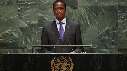 Zambia President Edgar Lungu