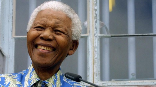 Former South African President Nelson Mandela. AFP/Anna Zieminski