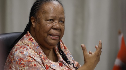 Minister of International Relations and Cooperation Naledi Pandor. AFP/Phill Magakoe