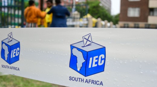 File: IEC barrier tape at a voting station. Darren Stewart/Gallo Images via Getty Images