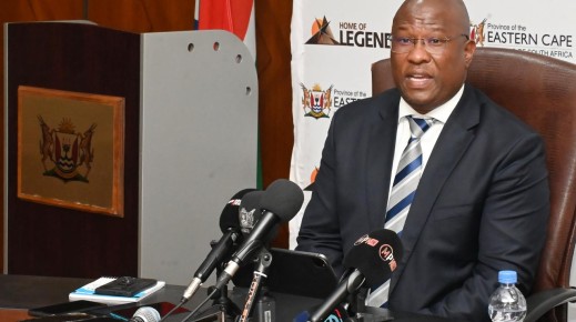 Eastern Cape Premier Oscar Mabuyane. eNCA/Ronald Masinda