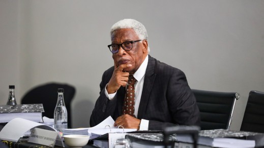 Selby Mbenenge (Judge President) at the Judicial Tribunal Hearing. Gallo Images/Luba Lesolle
