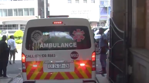 Ambulance transports injured MPL