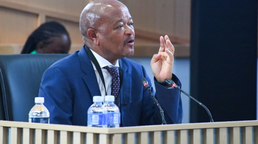 Senzo Mchunu testifies at the Madlanga Commission. Gallo Images/Frennie Shivambu