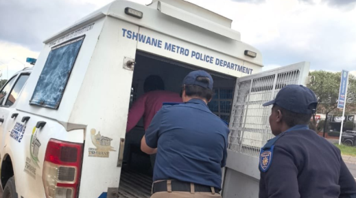 File: The Tshwane Metro Police Department conducting raids. X/@TMPDSafety