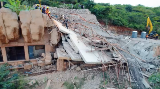 Verulam temple collapse.