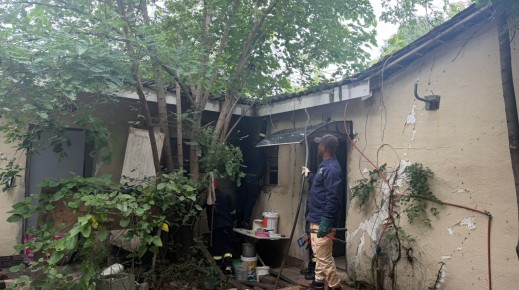 The City of Johannesburg is conducting a follow-up compliance verification at a Bryanston property that is being unlawfully occupied. Supplied