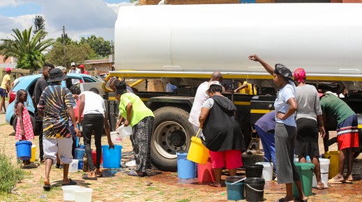 Water shortages. Fani Mahuntsi/Gallo Images
