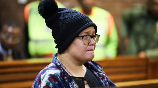 Murder-accused Tiffany Meek. Lubabalo Lesolle/Gallo Images