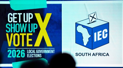 IEC 2026 local government elections logo. Getty Images
