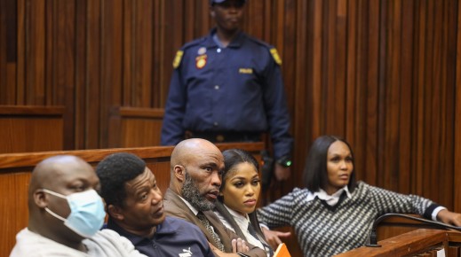 Vusimuzi “Cat” Matlala and his co-accused. Sharon Seretlo/Gallo Images
