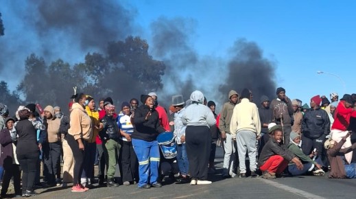 Ratanda Protest. Bafedile Moerane/eNCA