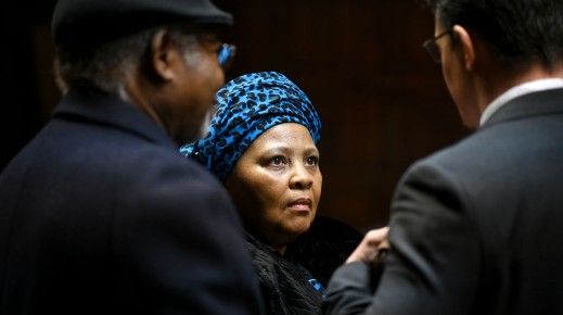 Former Defence Minister Nosiviwe Mapisa-Nqakula is back in court.  Deaan Vivier/Gallo Images