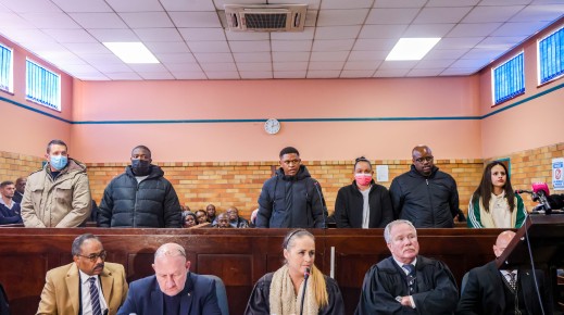 Julius Mkhwanazi and his co-accused. OJ Koloti/Gallo Images