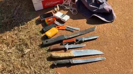Badirile Secondary School raid. Nabeelah Shaikh/eNCA