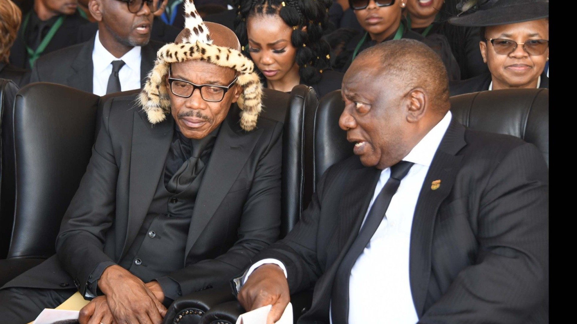 Prince Zuzifa Buthelezi and President Cyril Ramaphosa. GCIS