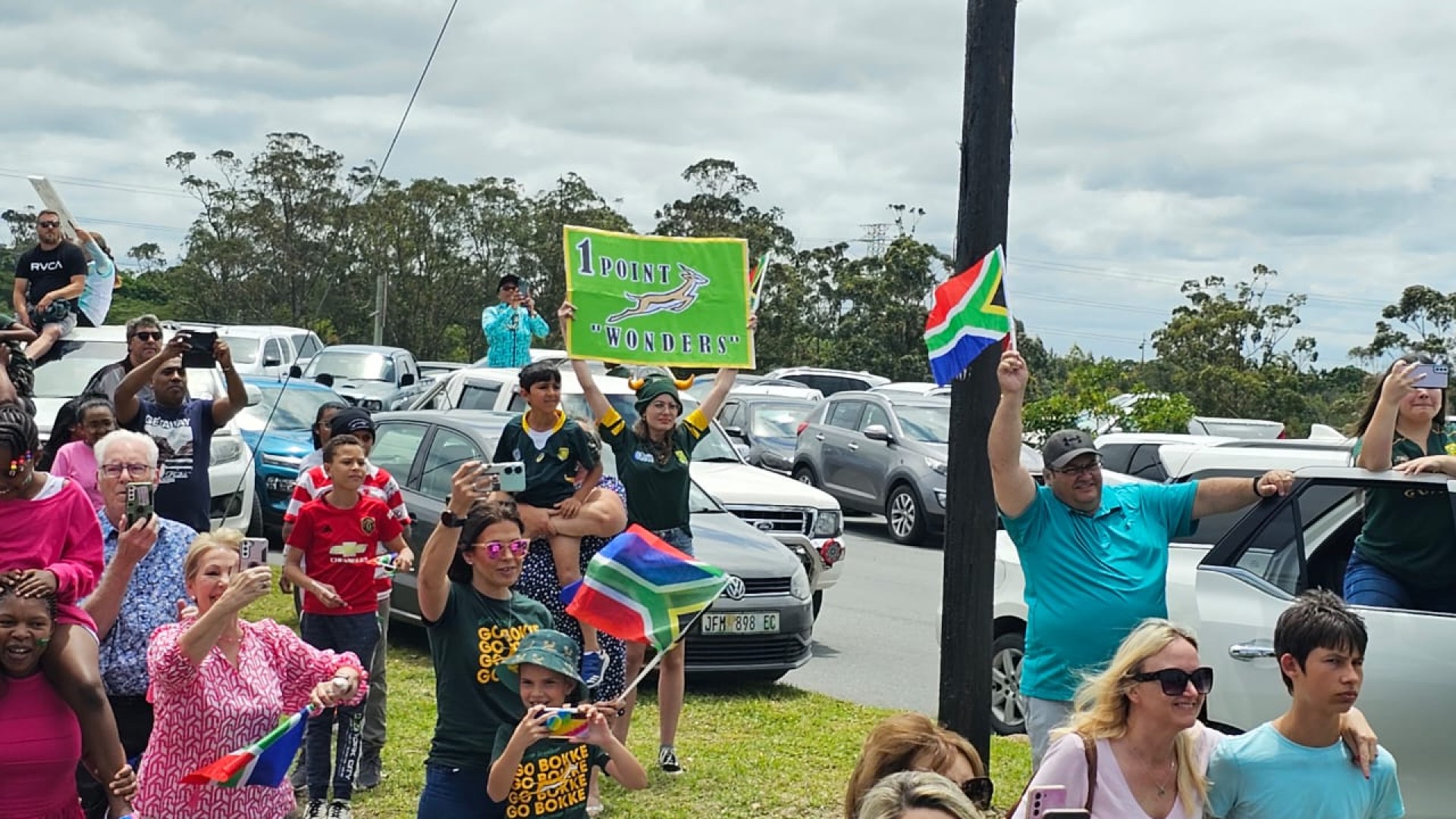 World champions, the Springboks have landed in East London, Eastern Cape where they will conclude their World Cup trophy tour.