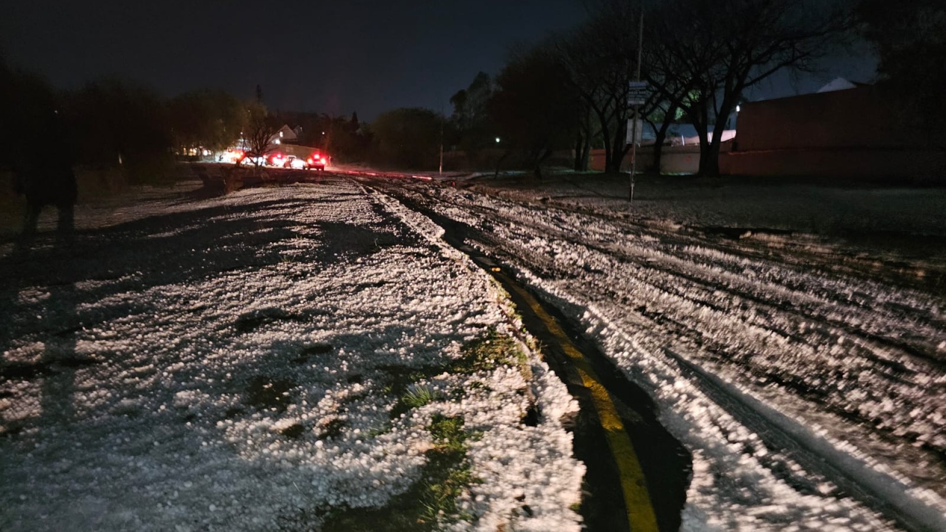 Unusual amounts of hail and heavy rains have hit parts of Johannesburg, causing flooding and damage to property.