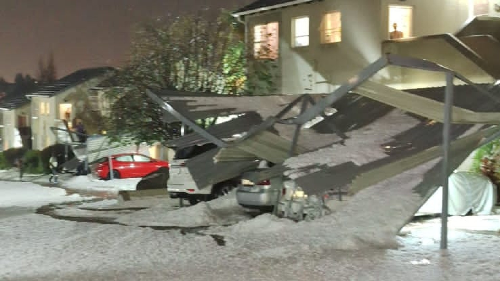 A hail storm hit parts of Johannesburg.