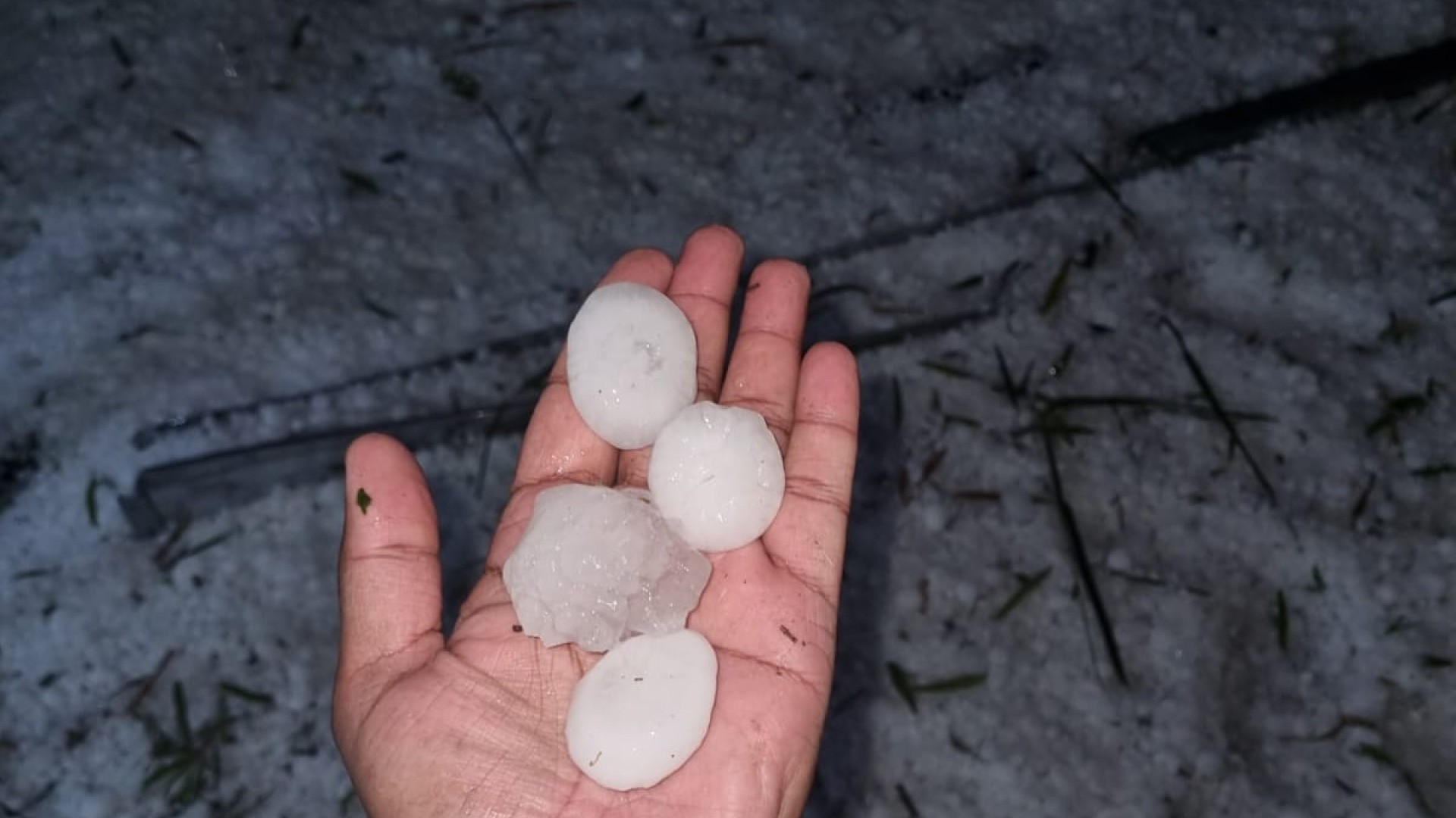 A hail storm hit parts of Johannesburg.