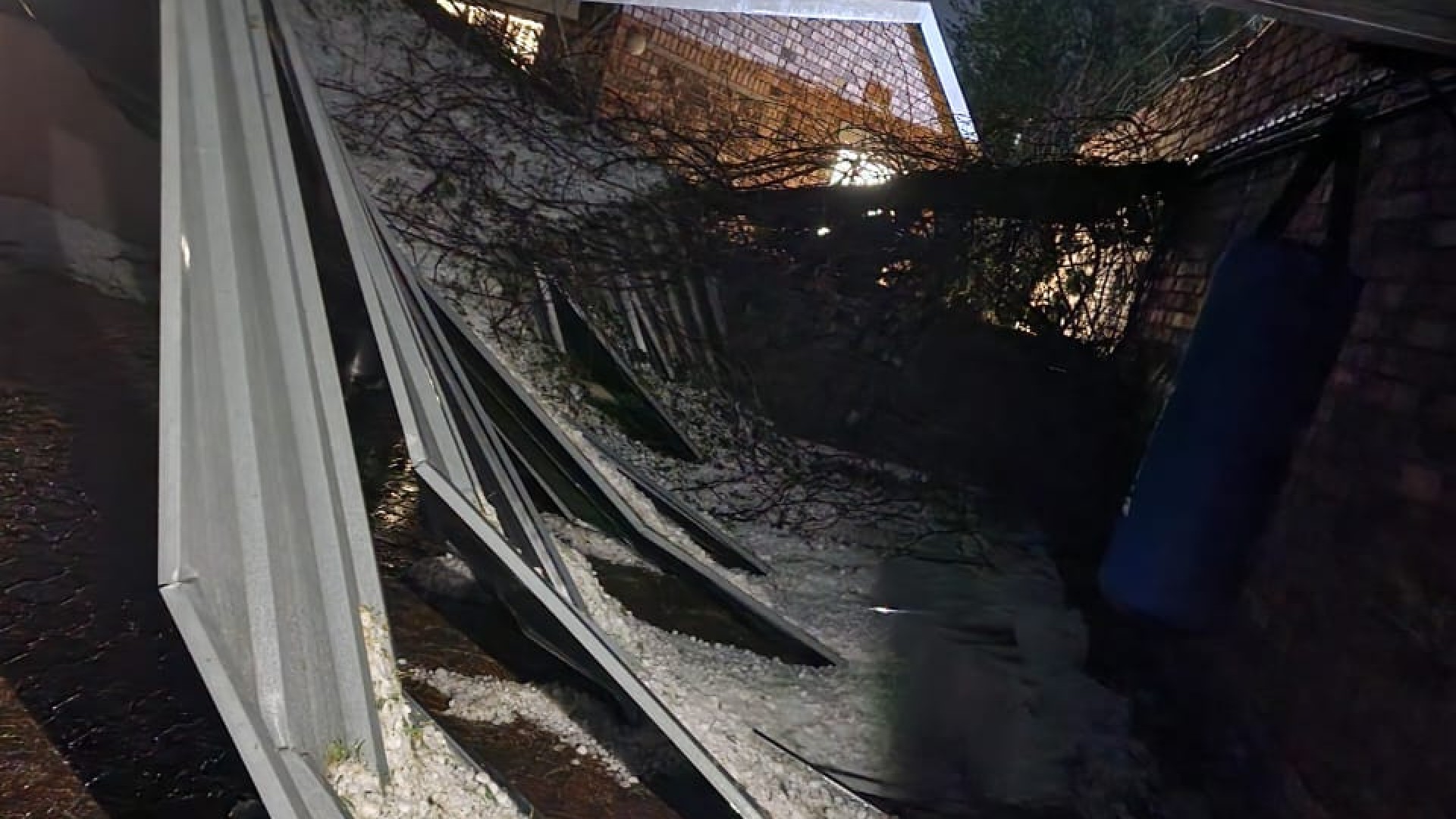 A hail storm hit parts of Johannesburg.