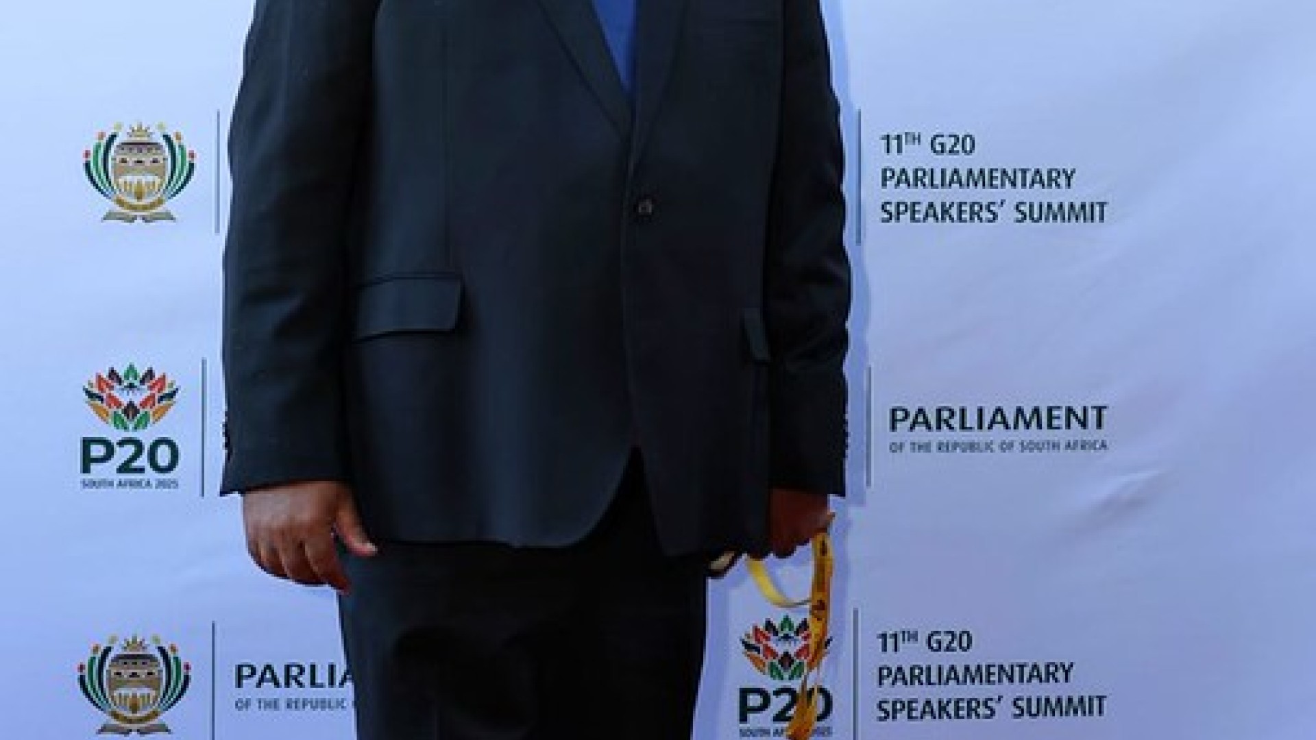 MP David Mahlobo arrives at Parliamentary Precinct ahead of the SONA