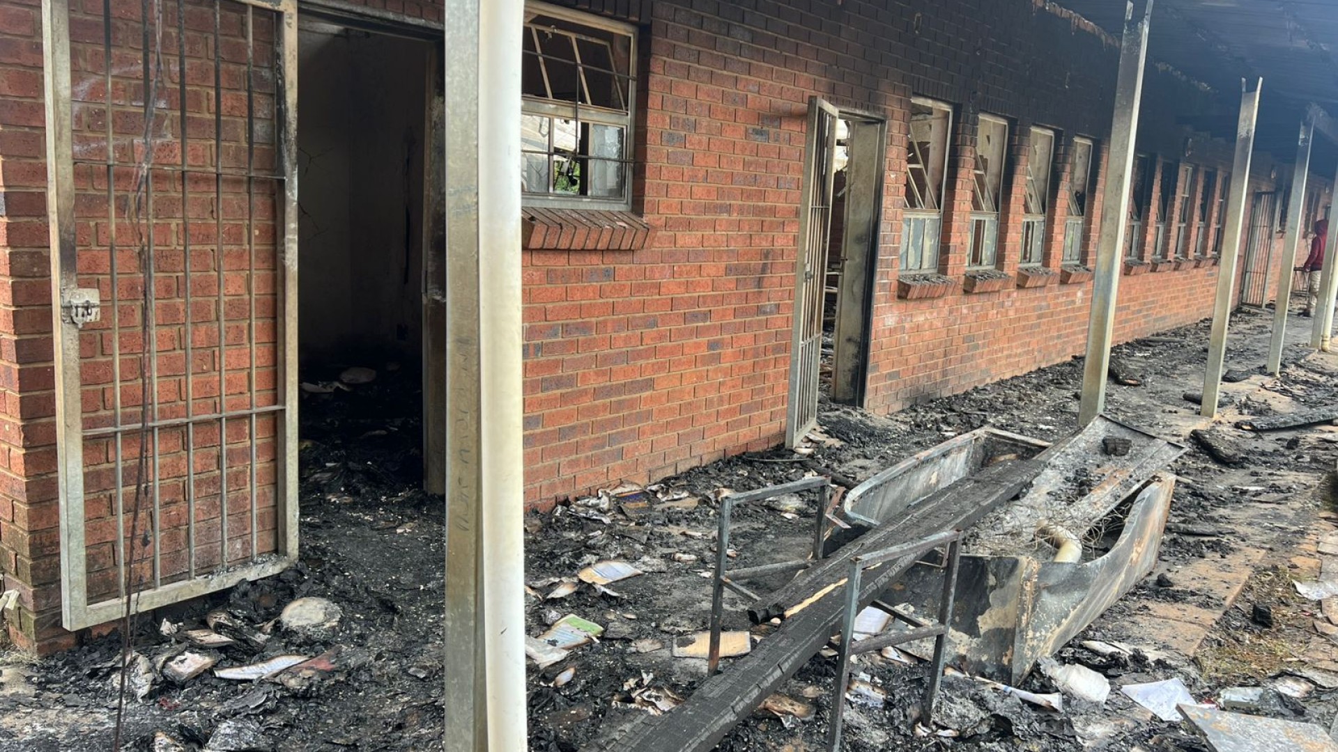 Mpolweni Secondary School was subjected to an arson attack.