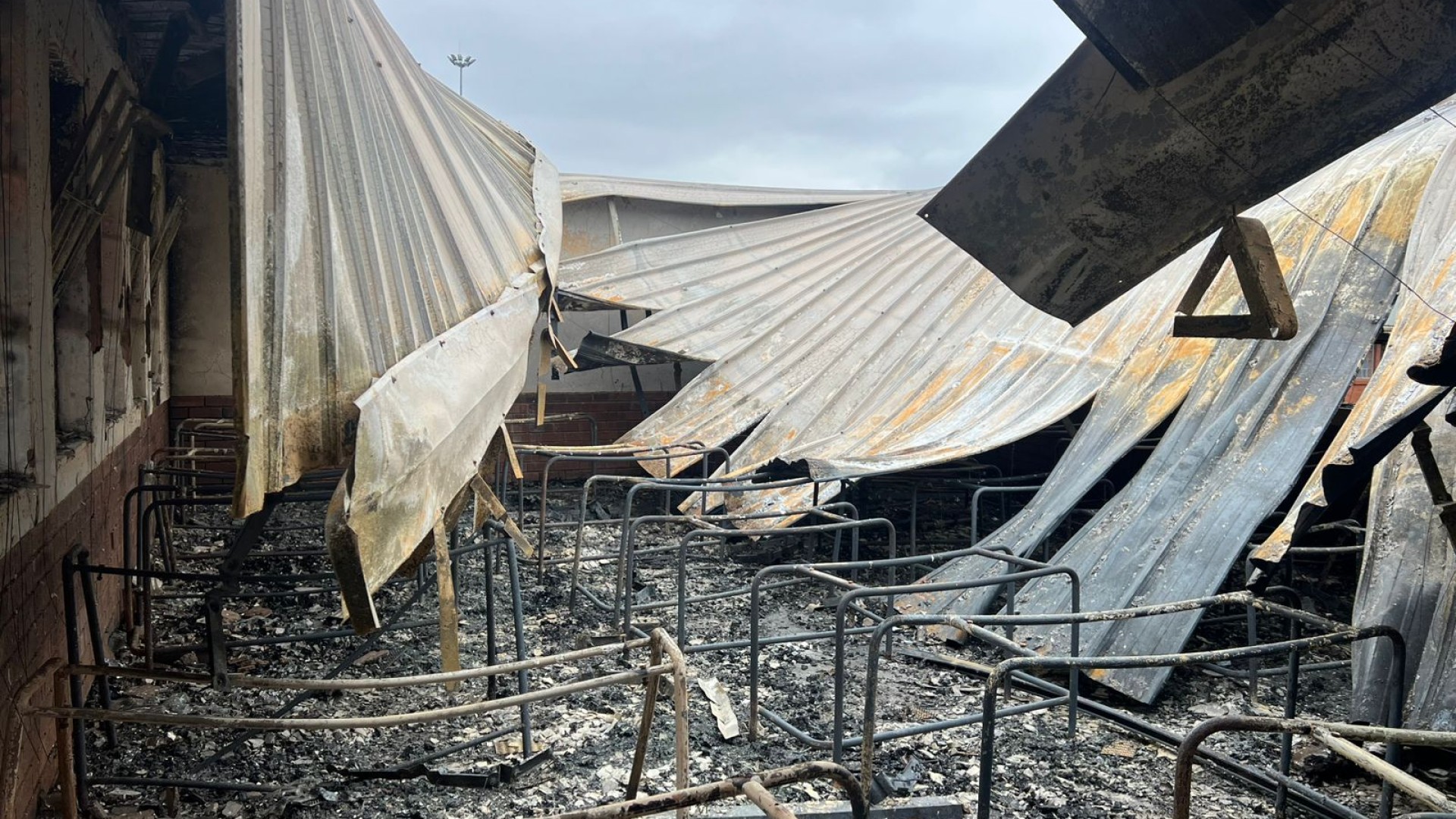 Mpolweni Secondary School was subjected to an arson attack.