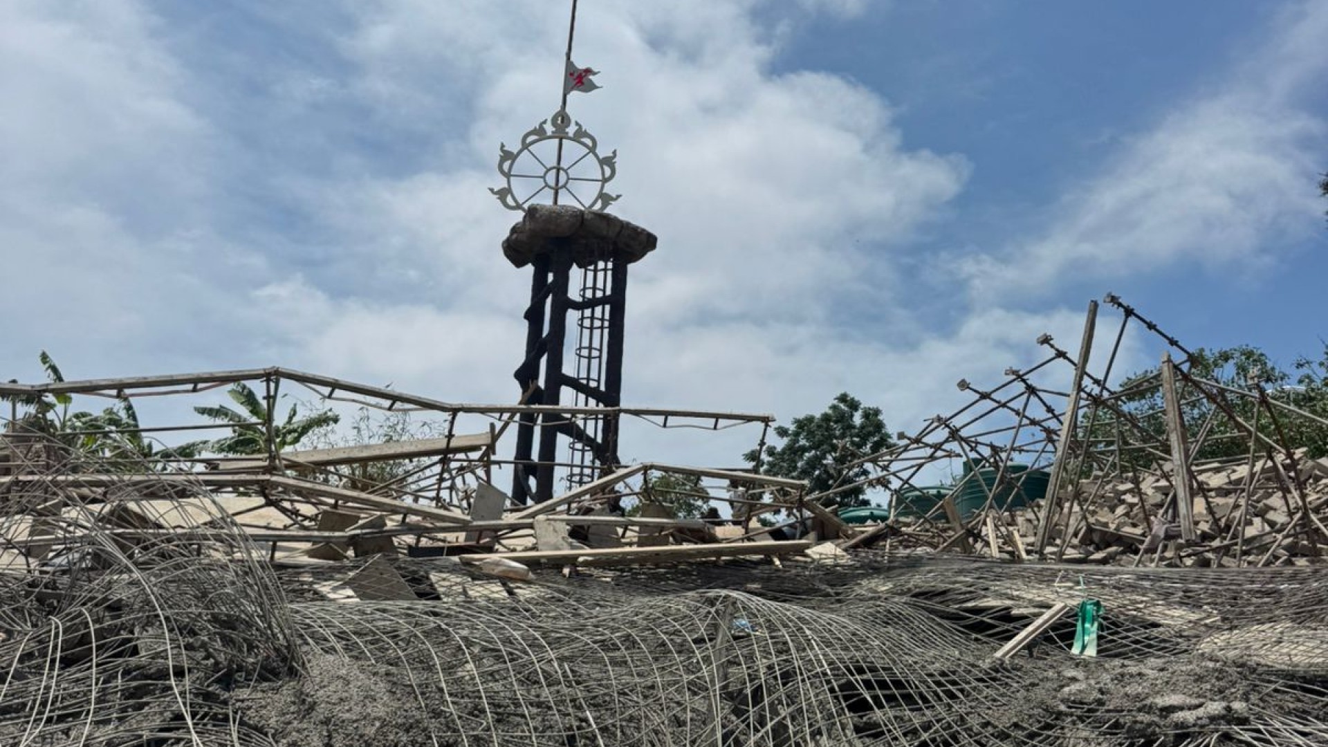 A four- story temple at River Range Ranch (RRR) in Durban