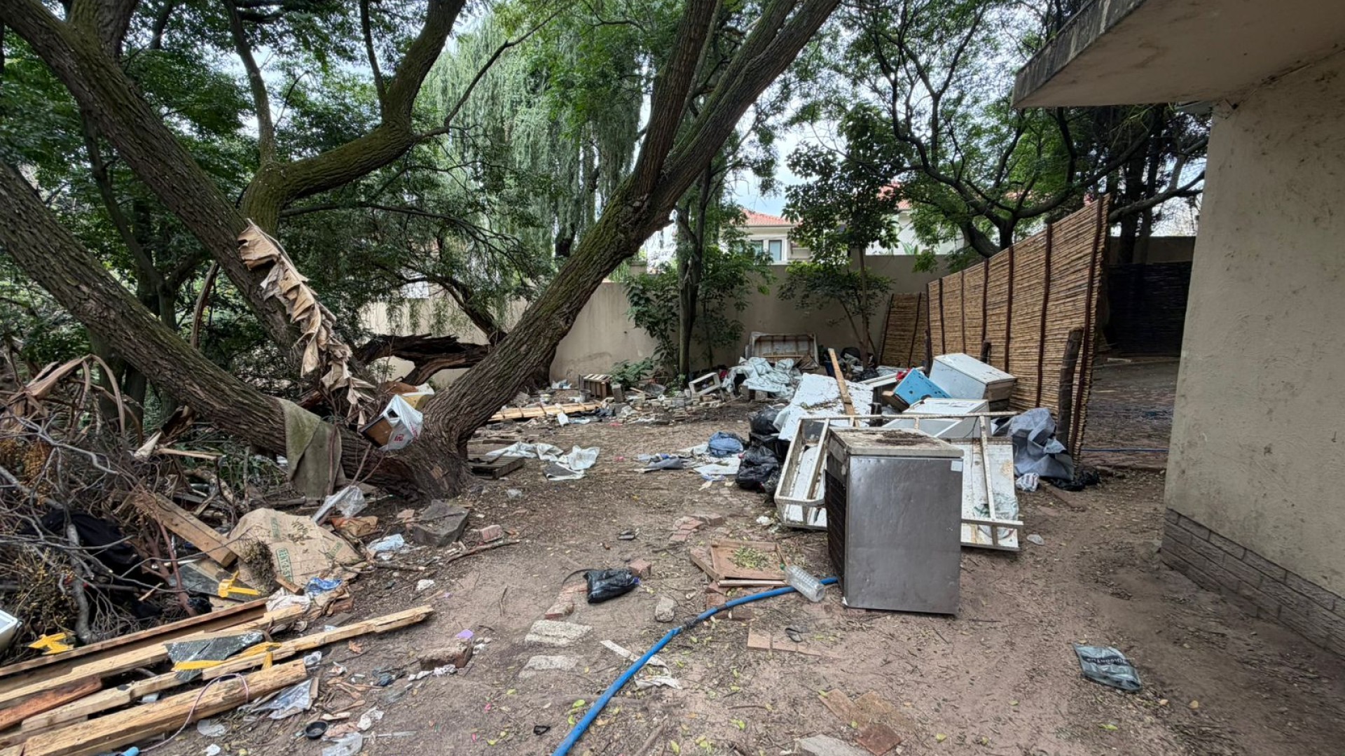 The City of Johannesburg is conducting a follow-up compliance verification at a Bryanston property that is being unlawfully occupied. Supplied