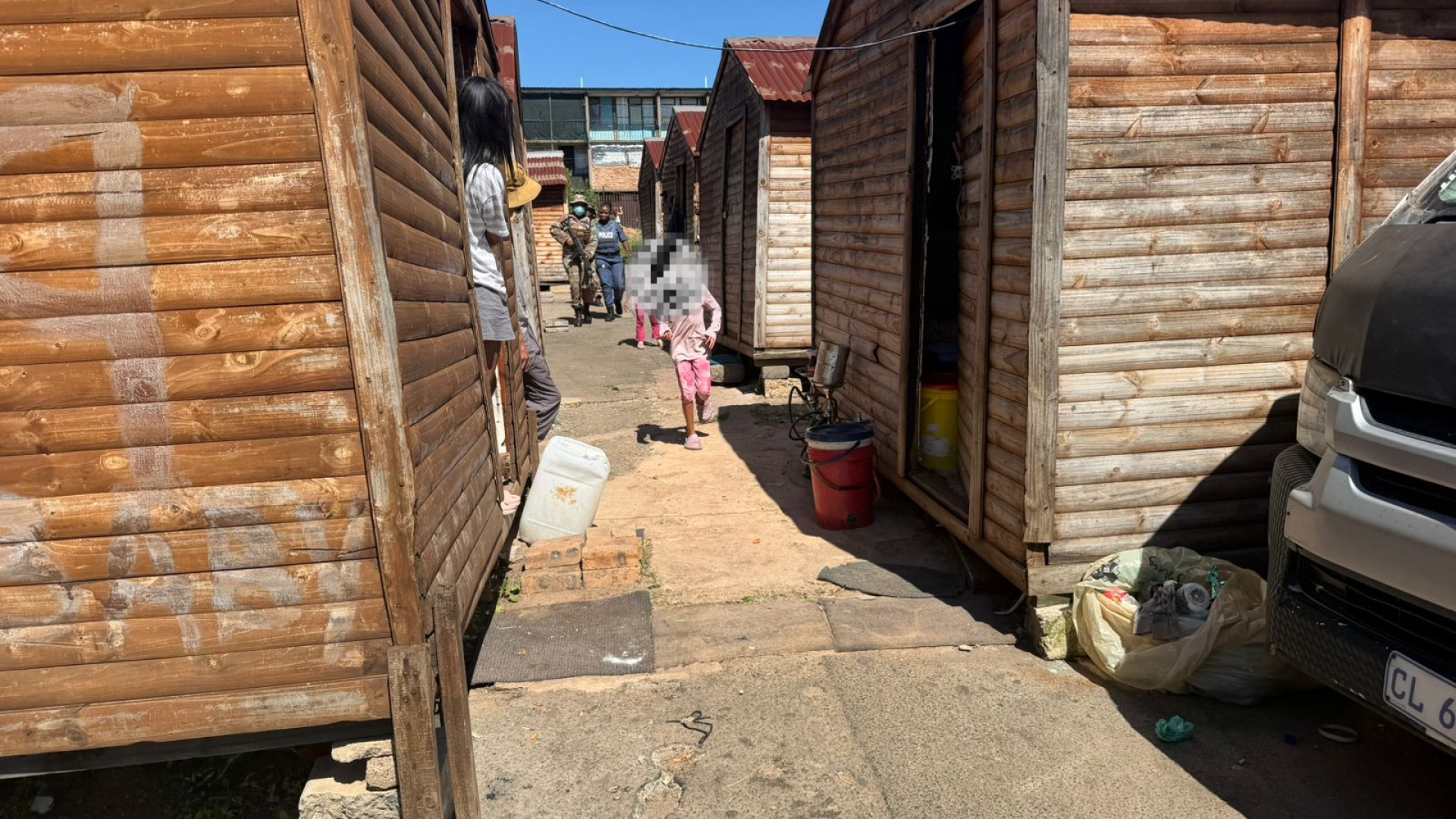 These were the scenes that played out on Wednesday as armed soldiers of the South African National Defence Force (SANDF) moved through homes in Westbury, west of Johannesburg.