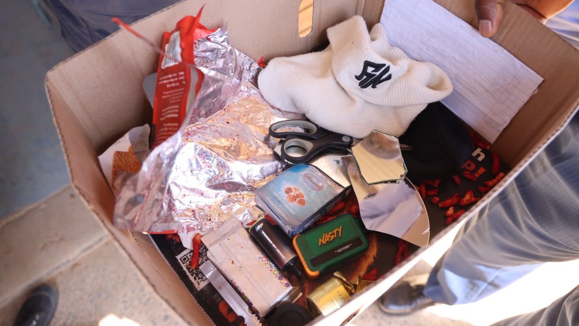Police-led search and seizure at five schools led to the discovery of nyaope, dagga and abortion pills. Supplied by Gauteng Department of Education.
