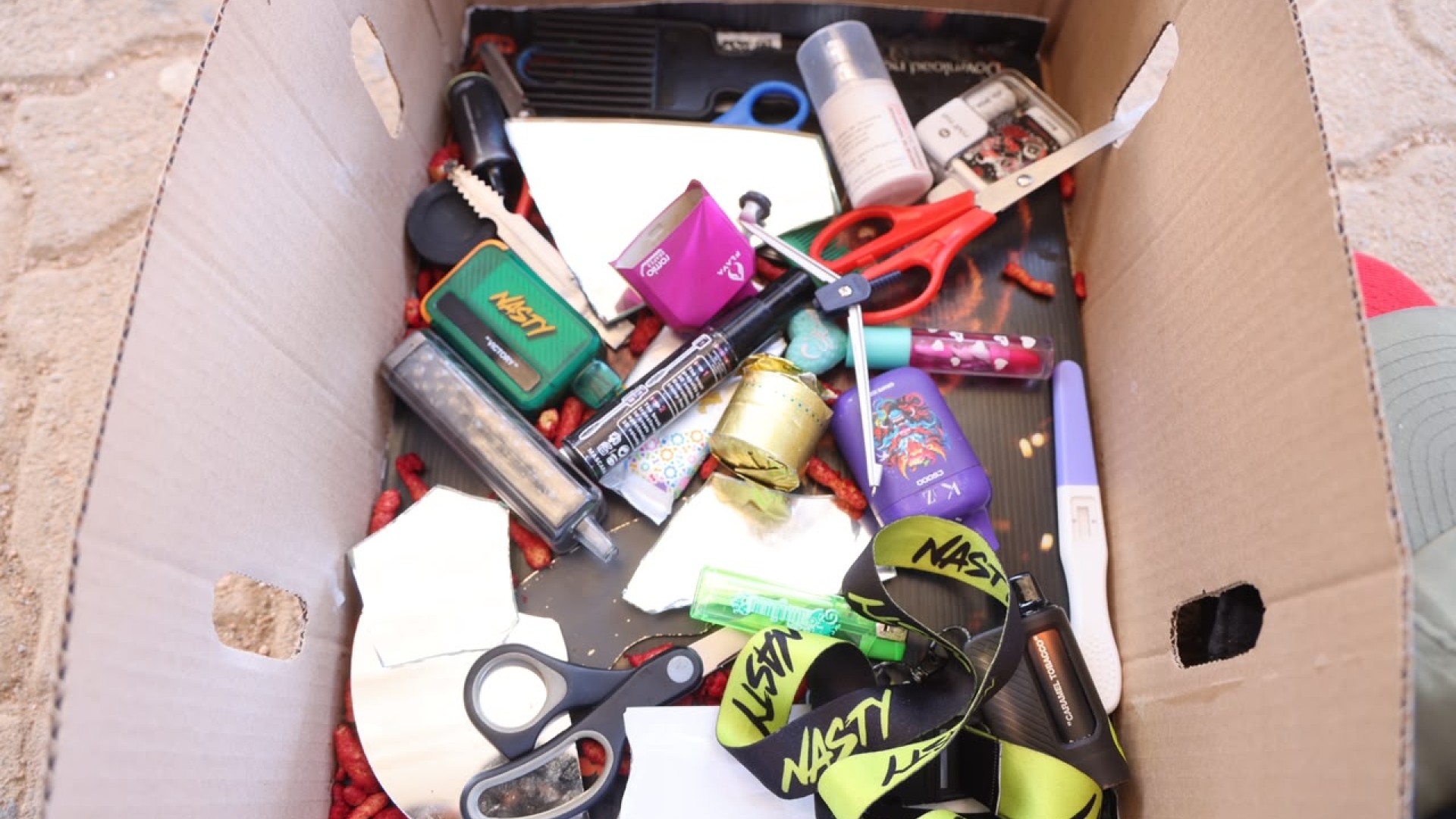 Police-led search and seizure at five schools led to the discovery of nyaope, dagga and abortion pills. Supplied by Gauteng Department of Education.