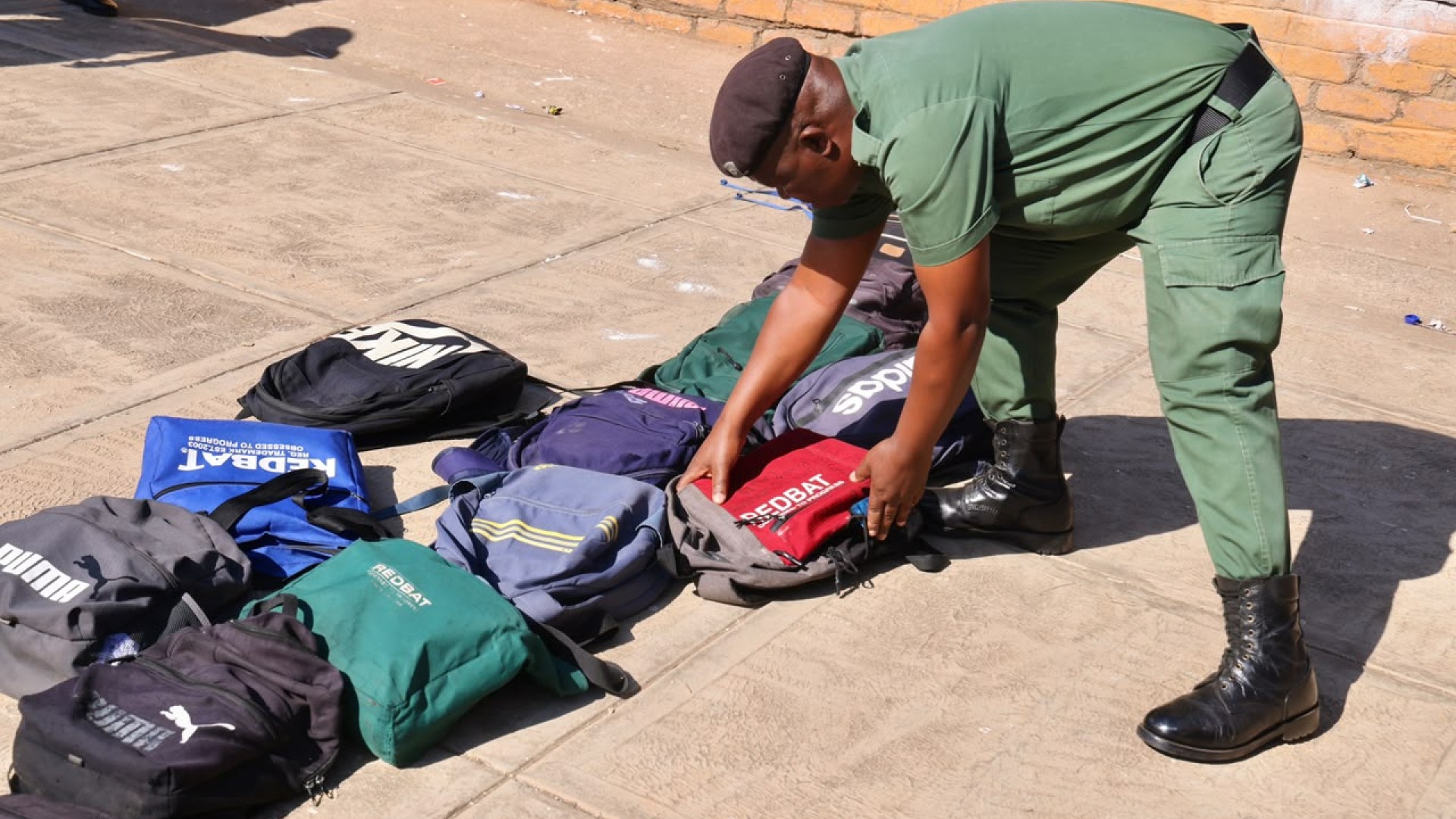 Police-led search and seizure at five schools led to the discovery of nyaope, dagga and abortion pills. Supplied by Gauteng Department of Education.