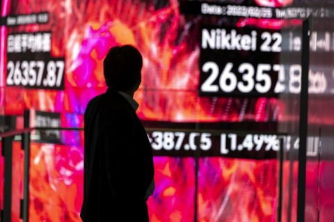 Asian markets took their lead from a Wall Street rally after Washington decided against imposing the stiffest sanctions on Russia