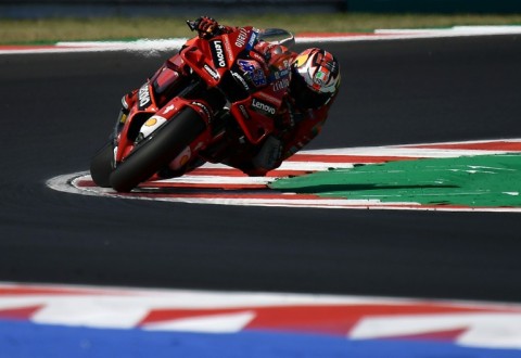 Australian rider Jack Miller will start from pole position at the San Marino MotoGP