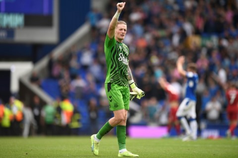 Everton goalkeeper Jordan Pickford starred against Liverpool