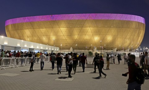 Lusail Stadium on the outskirts of Qatar's capital Doha 