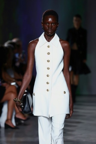 A model at Proenza Schouler's show during New York Fashion Week 