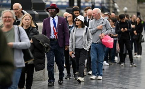 The grand procession through the flag-lined heart of London represented the latest step in 11 days of national mourning