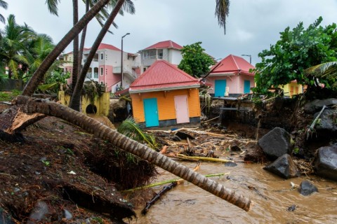 The storm has caused one fatality -- a man who was killed after his house was swept away by flooding in the French overseas department of Guadeloupe
