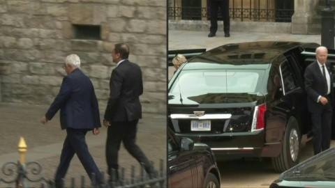 Foreign leaders arrive at Westminster Abbey for Queen's funeral