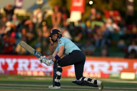England's captain Heather Knight 