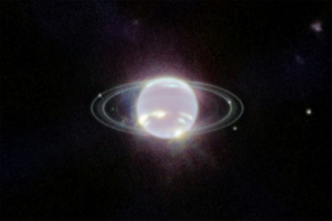 The delicate, dusty rings have been revealed in fine detail in the latest image from the James Webb Space Telescope