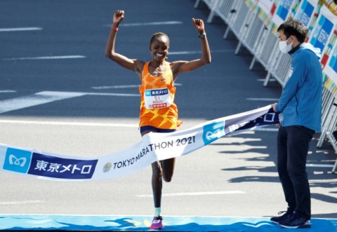 Brigid Kosgei has withdrawn from Sunday's London marathon